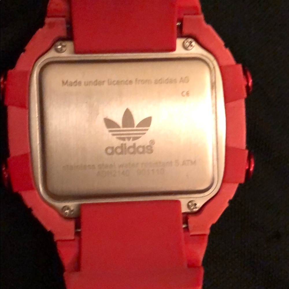 Red Adidas Watch - Picture 3 of 3